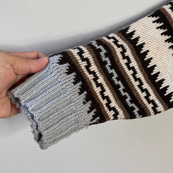 Jen's Pirate Booty Sun Valley Sweater Storm Lama Oversized S Cozy Boho Thick - Picture 8 of 11